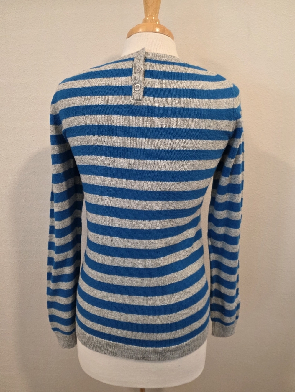 Talbots Striped Sheep Wool Blend Sweater - Picture 4 of 6